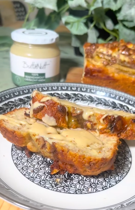 Banana bread latte doma, bez sirupu