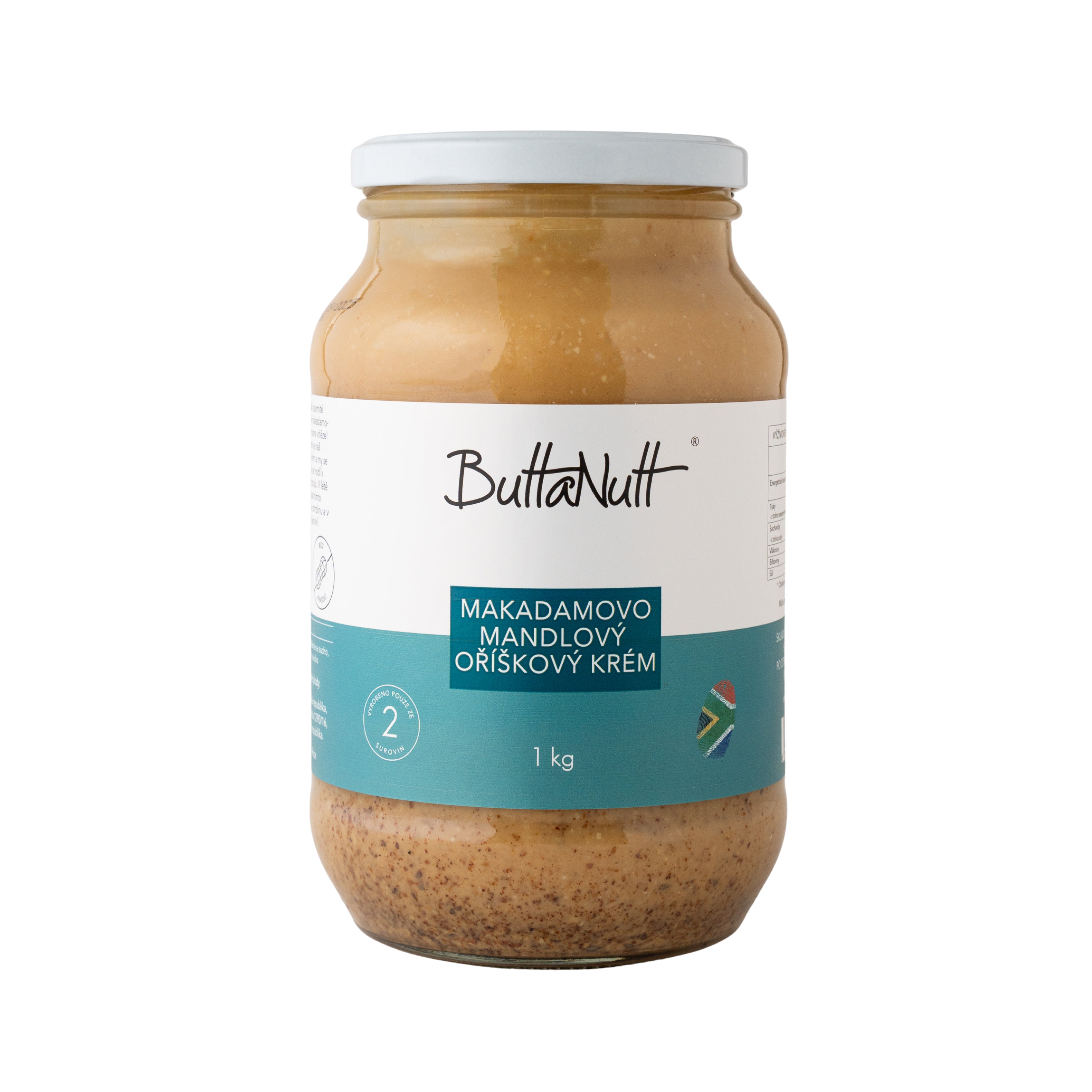 Makadamovo - mandlový oříškový krém