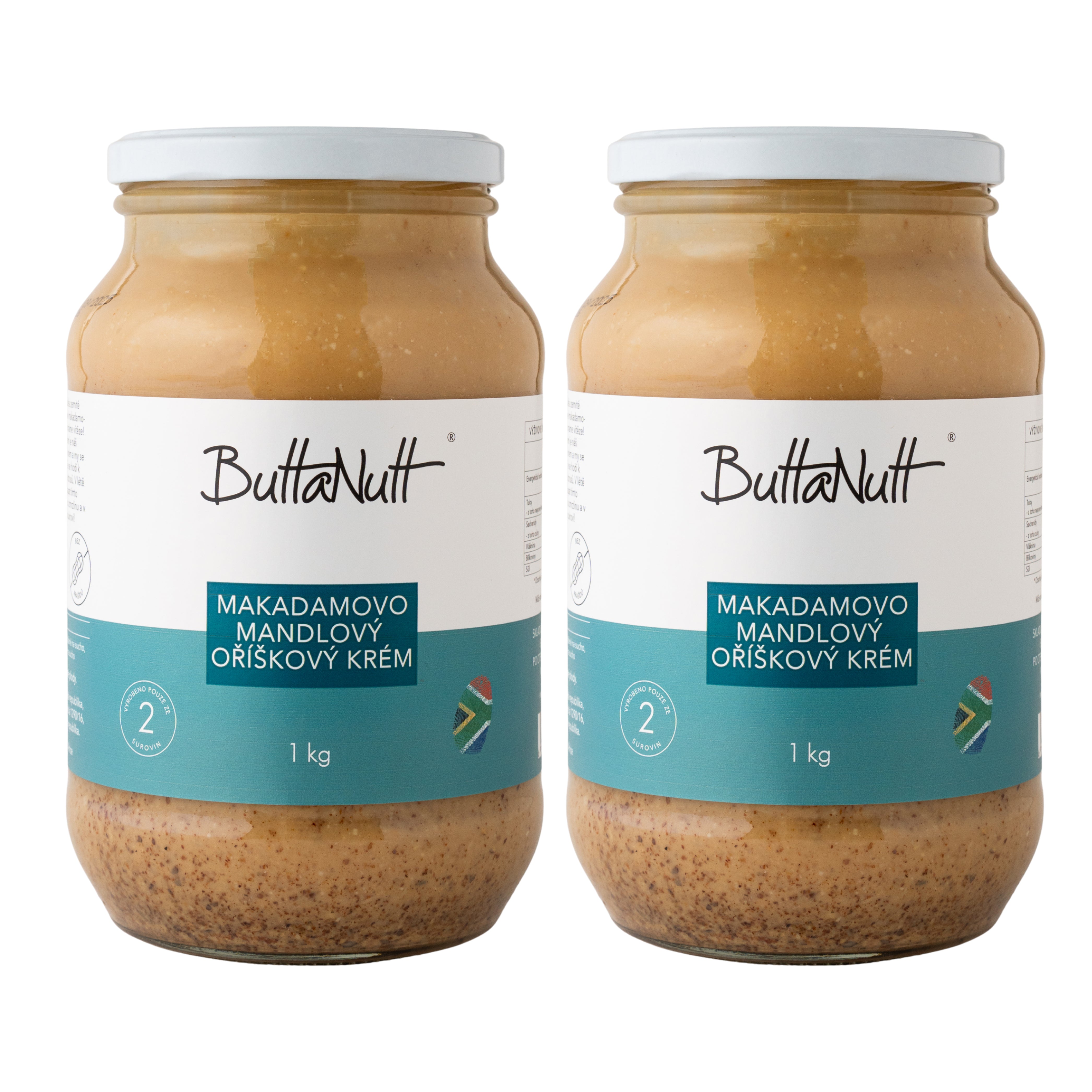 Makadamovo - mandlový oříškový krém